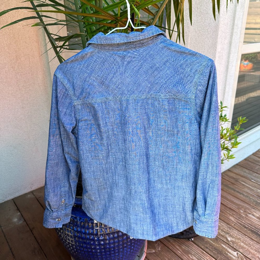 Hem 23" Levi’s Kids Denim Jacket Lightweight Cotton Knit Lined - Picture 7 of 10